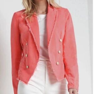 L’AGENCE Wayne Crop Fray Jacket
